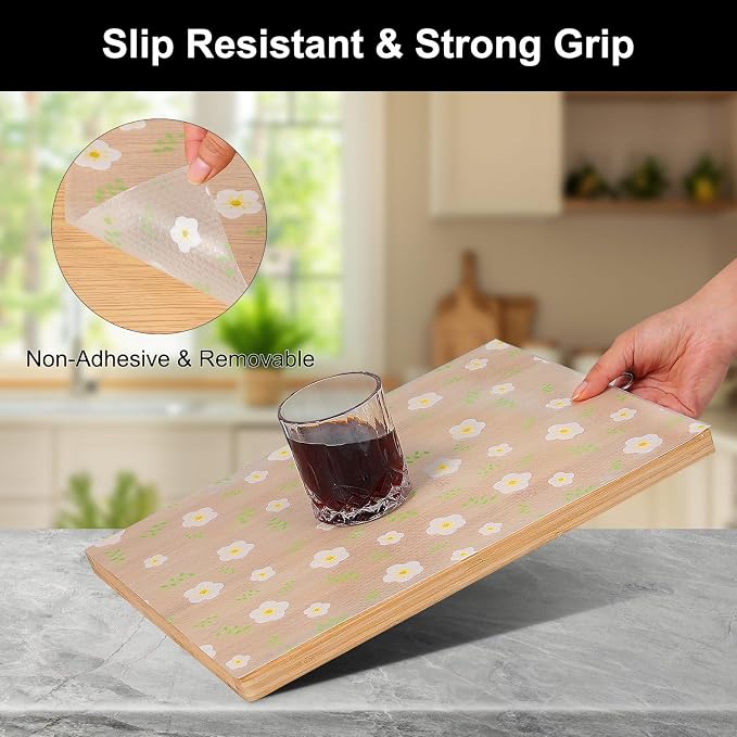Cooyes Shelf Liner – Premium Non-Adhesive Cabinet & Drawer Liner - Image 2
