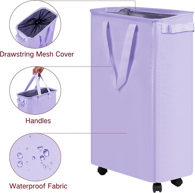 efluky Slim Laundry Hamper - Image 3
