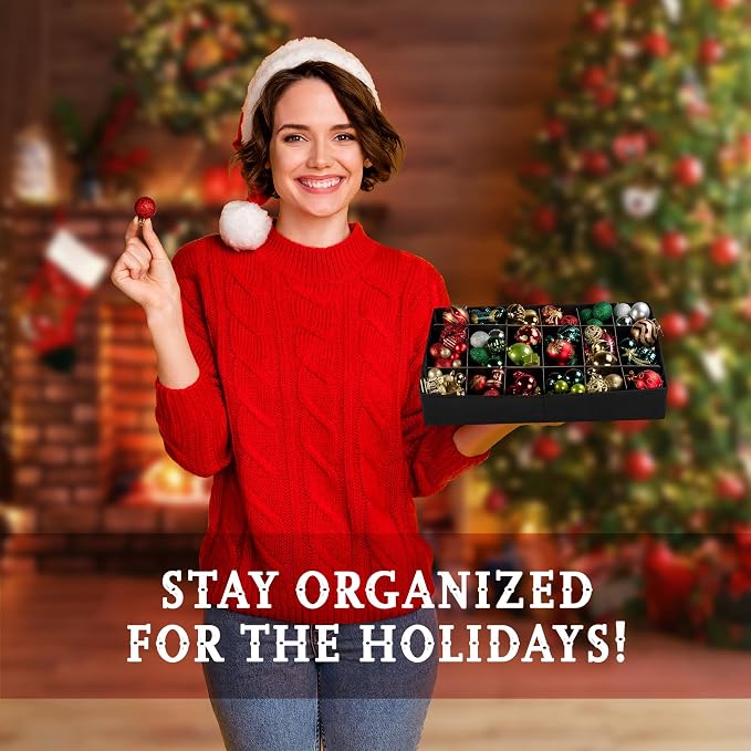HOLDN’ STORAGE Christmas Ornament Storage Box - Image 2