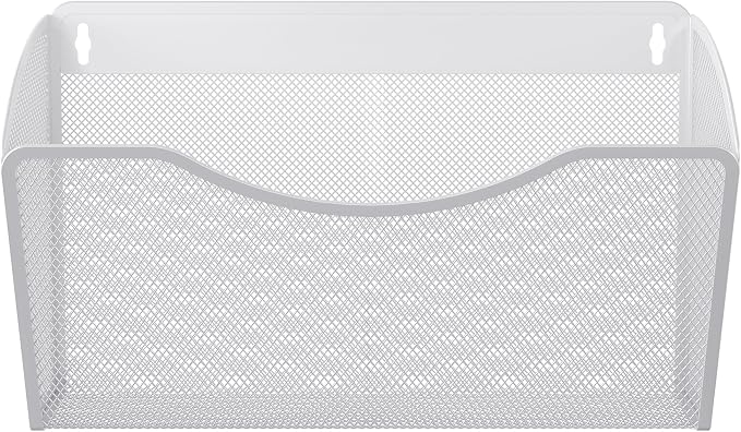 EasyPAG Wall File Organizer, Metal Mesh Hanging File Folder Holder by EasyPAG