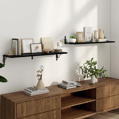 Deep Floating Shelves for Wall, 8 Inch Deep Floating Shelf - Image 2