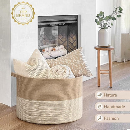 INDRESSME 115L Extra Large Woven Baskets - Image 7
