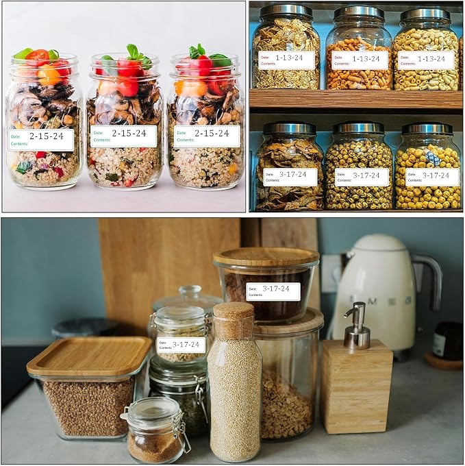 Freezer Labels 4 Rolls 2000pcs, 1x3 inch - Image 5