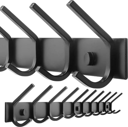 WEBI Coat Rack Wall Mounted, 10 Hooks by WEBI