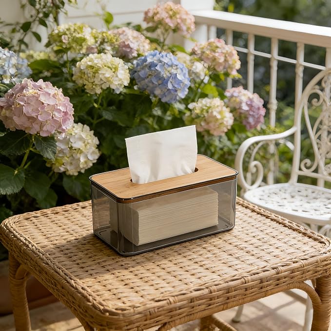 Tissue Box Cover Holder Rectangle, Dryer Sheet Holder, Kleenex Box Covers - Image 9