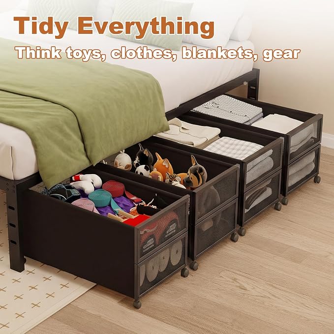 Fokyfok 2 Pack Under Bed Storage - Image 7