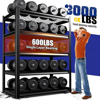 Garage Shelving-5 Tier Storage Shelves, Adjustable Heavy Duty Metal Shelving - Image 7