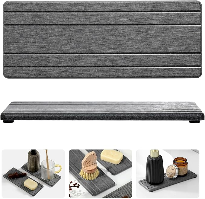 2PCS Diatomite Quick Stone Drying Tray Mat - Image 8