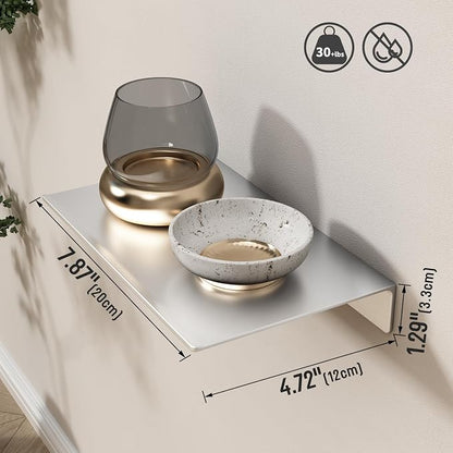 Danpoo 8 inch Small Floating Shelves - Image 3