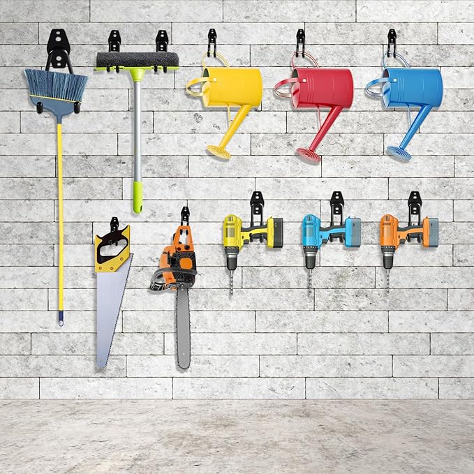 Heavy Duty Garage Hooks 6 Pack, 2.8 inch Small U Shaped Hanger, Wall Mounted - Image 7