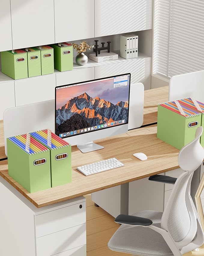 Portable Collapsible Cardboard File Box - Image 3