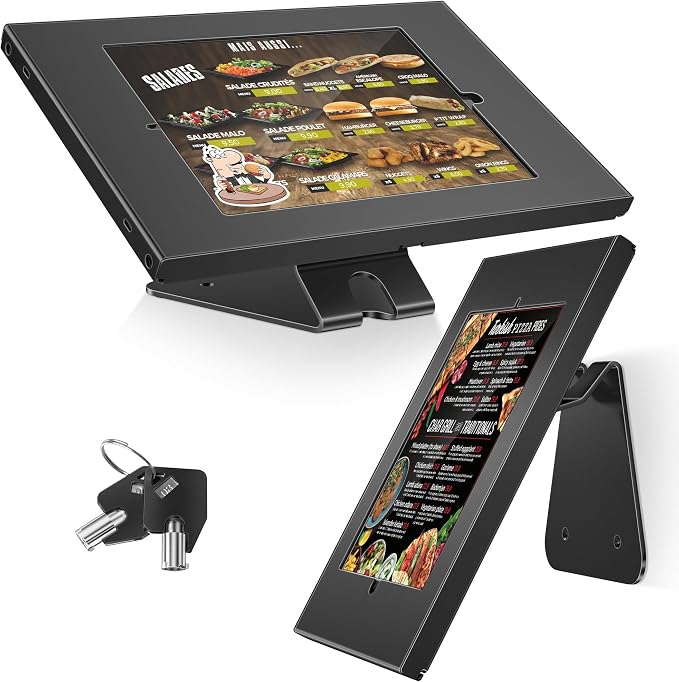 AboveTEK Anti-Theft Tablet Stand – iPad Locking & Security Stand, Countertop & by AboveTEK