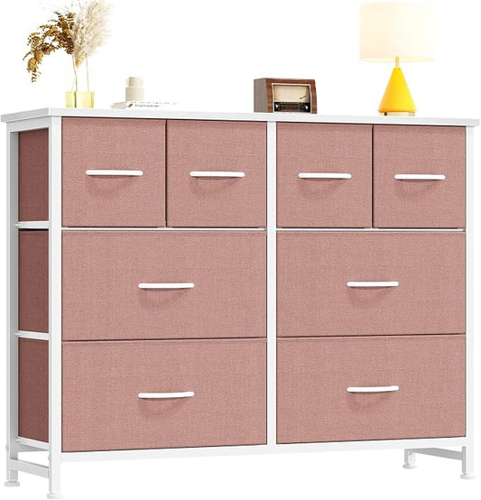DUMOS Dresser for Bedroom, Fabric Dresser, Closet Storage | 8 Fabric Drawers by DumosLifestyle
