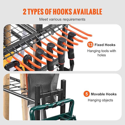 VEVOR Garden Tool Organizer, 16 Slots - Image 3