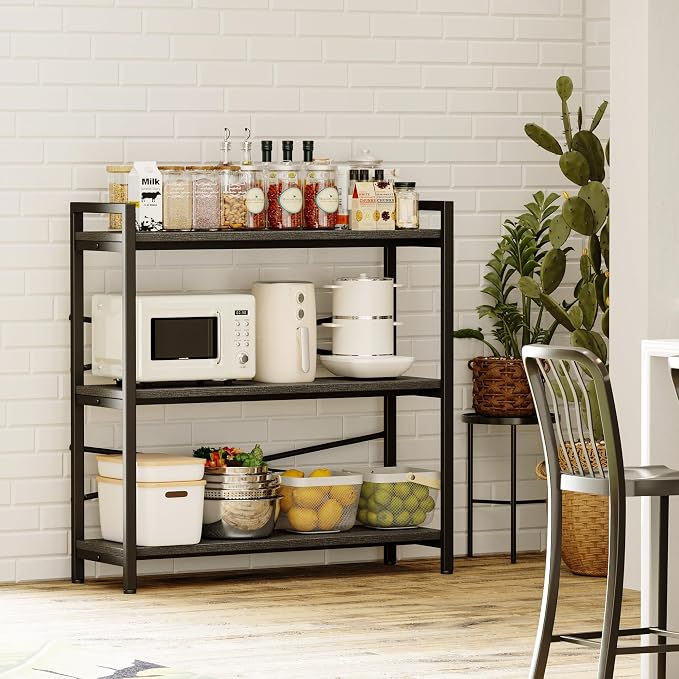 Book Shelf, 3 Tier Bookshelf 31.49" Width, Book Shelf Storage and Organization - Image 5
