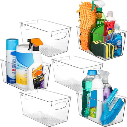 ClearSpace Clear Plastic Storage Bins – Perfect Kitchen Organization and by ClearSpace