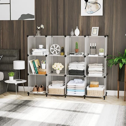 AWTATOS 8 Cube Storage Organizer, Closet Organizer Storage Shelf | DIY - Image 9