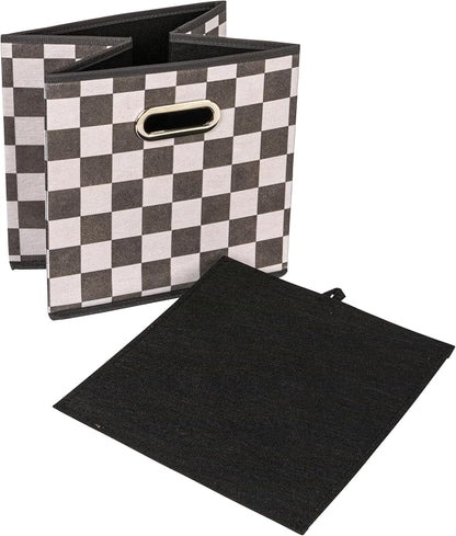 Household Essentials Foldable Fabric Storage Cubes 6-Pack – 11x11x11 Stackable - Image 3
