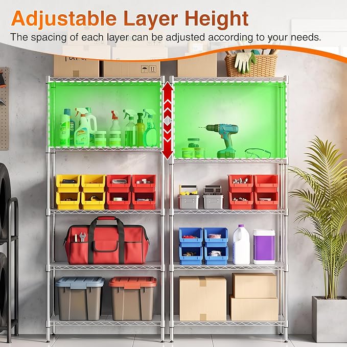 BestOffice | 5-Tier Wire Shelf - Image 4