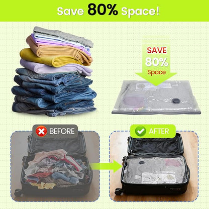 Travel Vacuum Bags with USB Pump-Portable Vacuum Packing Seal - Image 3