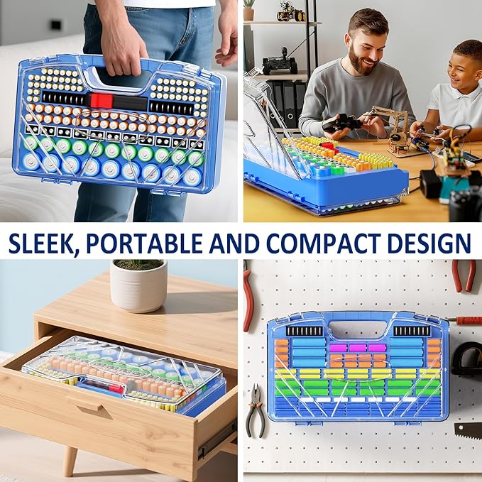 Battery Organizer Storage Holder Box Case - Image 7
