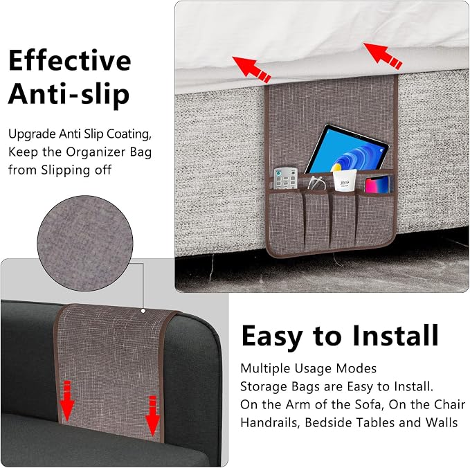 Armchair Caddy Remote Control Holder, Couch Caddy Gifts - Image 5