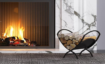 Fireplace Log Holder Folding Firewood Rack Indoor, Outdoor Firewood Rack - Image 6