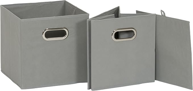 Household Essentials Foldable Fabric Storage Cubes 6-Pack – 11x11x11 Stackable - Image 5