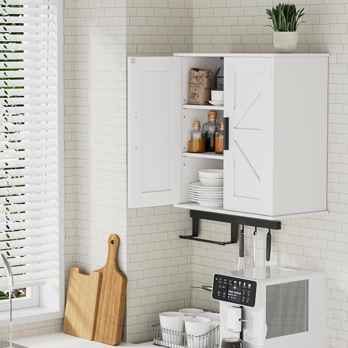 Homleke Bathroom Wall Cabinet, Medicine Cabinet - Image 9