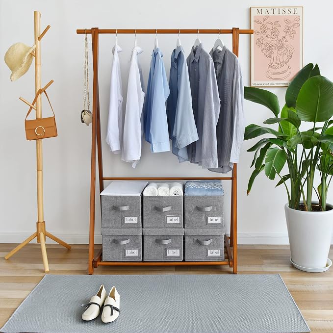 GRANNY SAYS Fabric Bins with Lids, Storage Baskets - Image 3