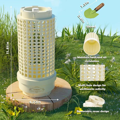 Underground Worm Farm, Garden Mini vermicomposting bin - Image 6