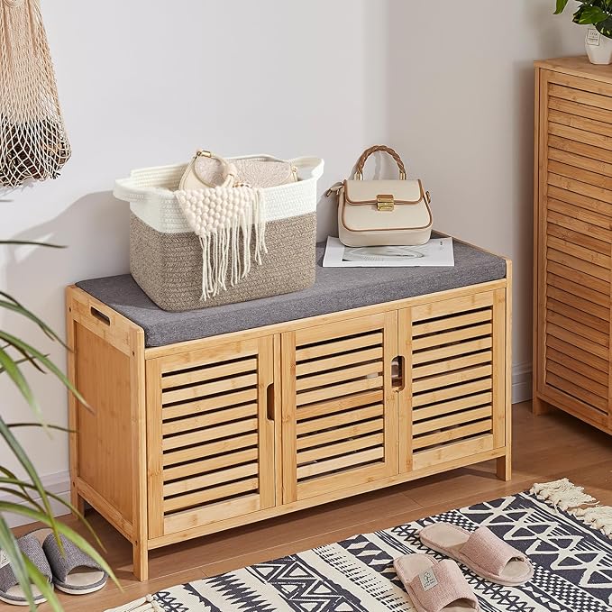 Storage Basket for Organizing, Woven Baskets for Storage, Rectangle Decorative - Image 6