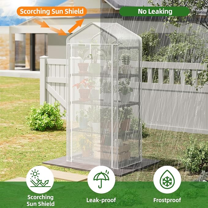 Superlele Mini Greenhouse, Plant Stand - Image 4