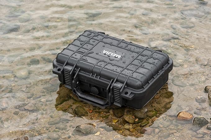 MEIJIA Portable All Weather Waterproof Protective Hard Case, Small Camera Case - Image 8