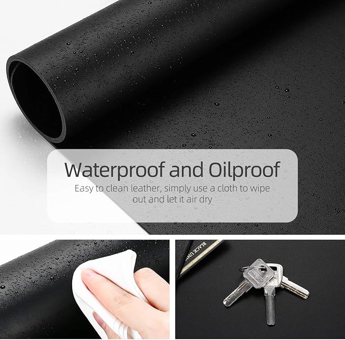 YSAGI Dual-Sided Desk Pad Protector, Desk Mat - Image 2