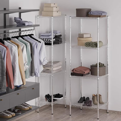 21" Deep x 24" Wide x 74" Height Wire Shelving Kit | 4-Tier | NSF Commercial - Image 5