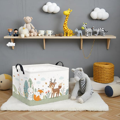 Rectangular Kids Storage Basket Baby Storage Basket - Image 2