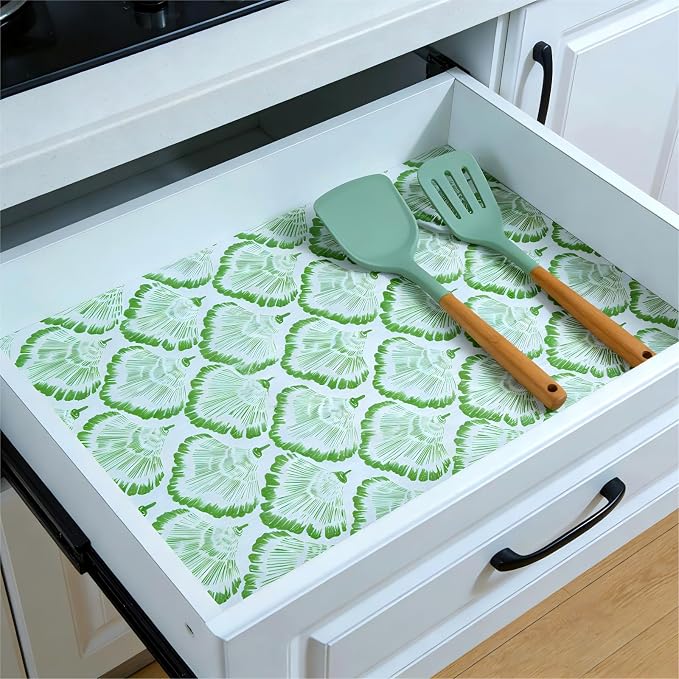 Shelf and Drawer Liner, 12in x 10FT Double Layer PVC Non-Adhesive Non-Slip - Image 9