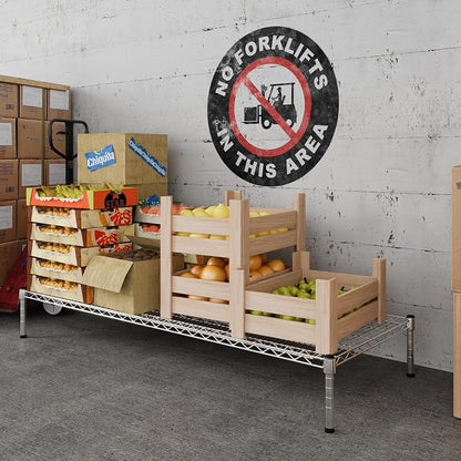 24" Deep x 60" Wide x 8" Height Wire Shelving Kit | 1-Tier | NSF Commercial - Image 5