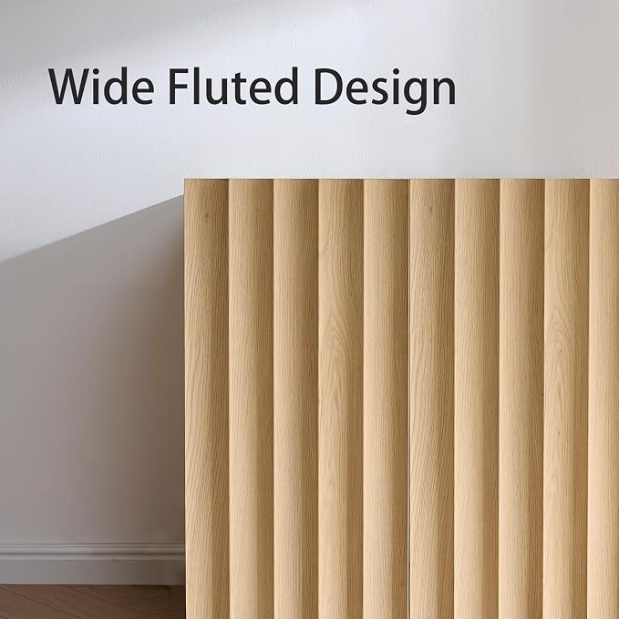 VividVibe Wide Fluted Sideboard Buffet Cabinet - Image 9