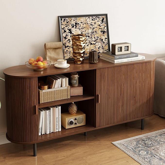 63" Sideboard Buffet Cabinet - Image 7
