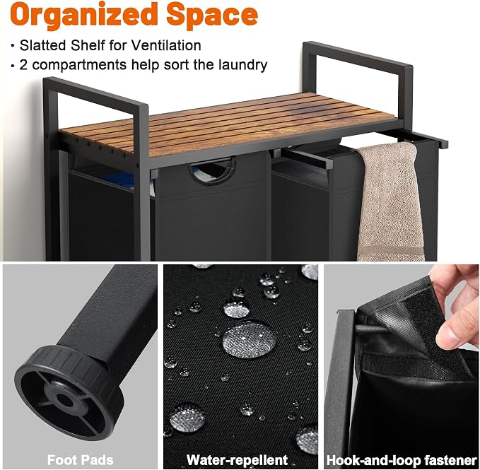 Laundry Hamper, Laundry Sorter - Image 5