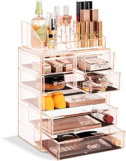 Sorbus Clear Cosmetic Makeup Organizer by Sorbus
