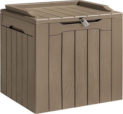 Homall 31 Gallon Resin Deck Box Waterproof Outdoor Storage Lockable Indoor by Homall