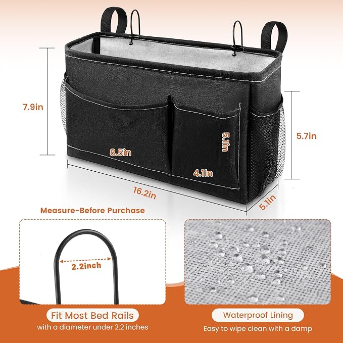 Fab totes Bedside Caddy for Bunk Beds - Image 4