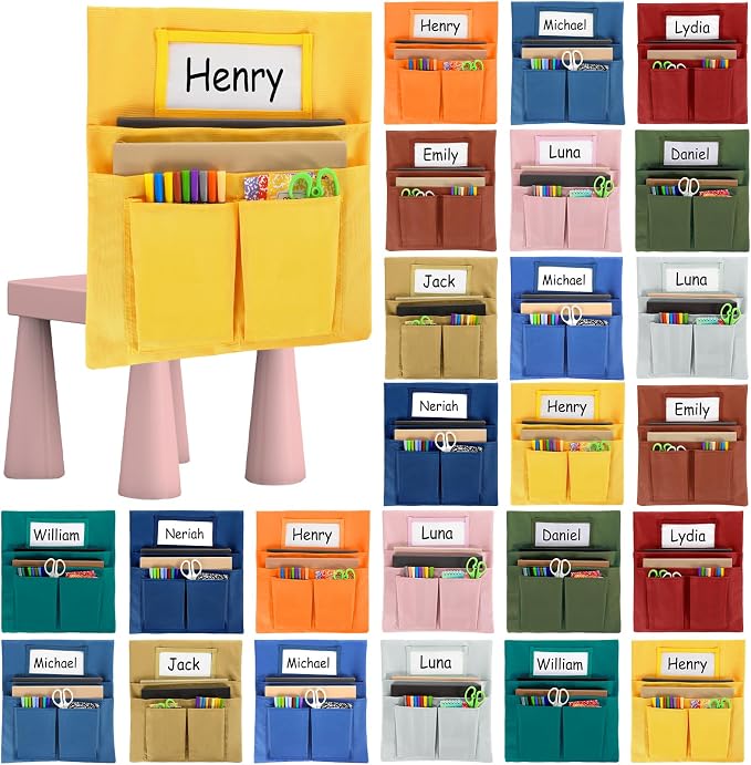 gisgfim 24 Pcs Small Chair Pockets by gisgfim
