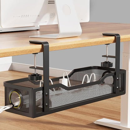 Under Desk Cable Management Large, Cinati 16" Cable Management Box by Cinati