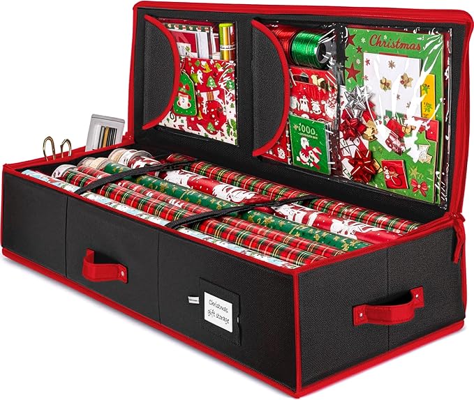 ZOBER Wrapping Paper Storage, Gift Wrapping Organizer Storage, 40 in gift wrap by ZOBER