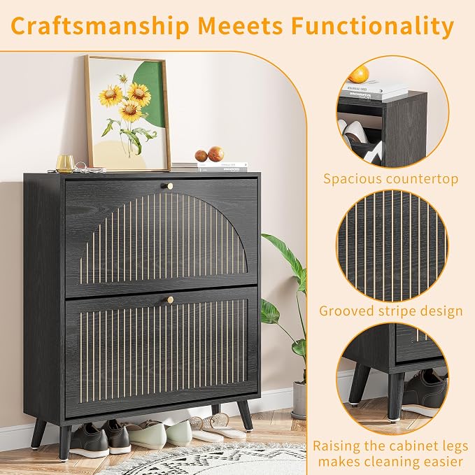 Fsbecl Shoe Storage Cabinet for Entryway - Image 4