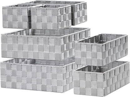 Posprica Small Baskets for Organizing Woven Storage for Shelves, Decorative by Posprica